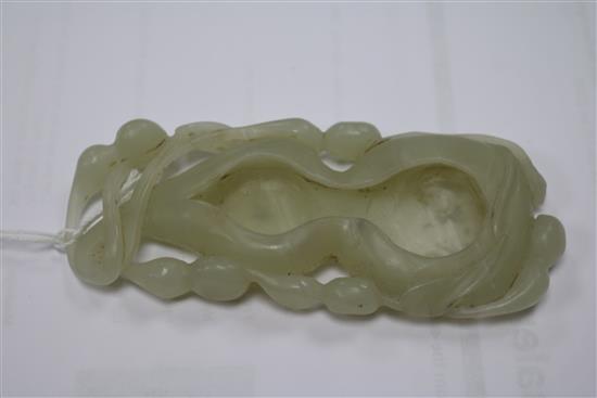 A Chinese jade brushwasher